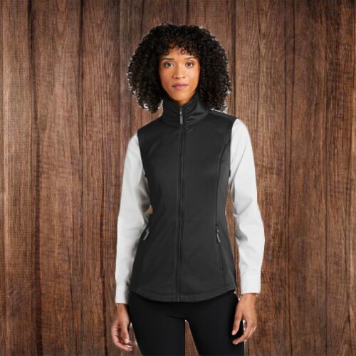 L906 Ladies' Collective Smooth Fleece Vest Thumbnail